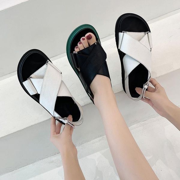 sandals women 2021 summer net red fashion cross open toe platform thick sole roman casual outdoor beach shoes, Black
sandals women 2021 summer net red fashion cross open toe platform thick sole roman casual outdoor beach shoes, Black