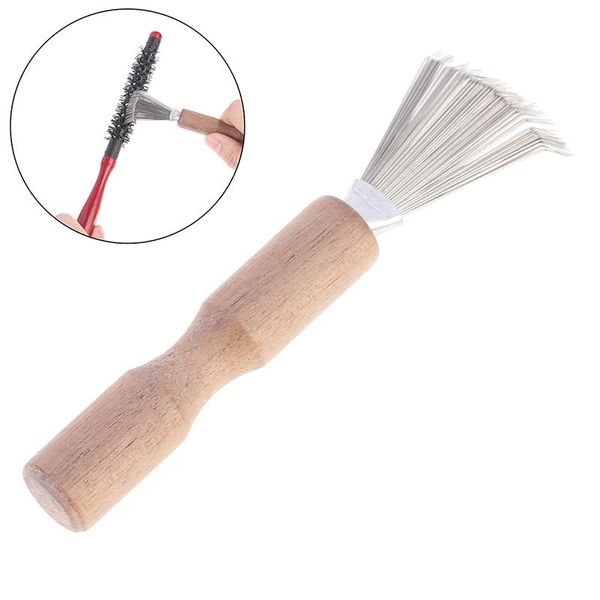 wooden comb cleaner delicate cleaning removable hair brush tool handle embeded brushes, Silver
wooden comb cleaner delicate cleaning removable hair brush tool handle embeded brushes, Silver