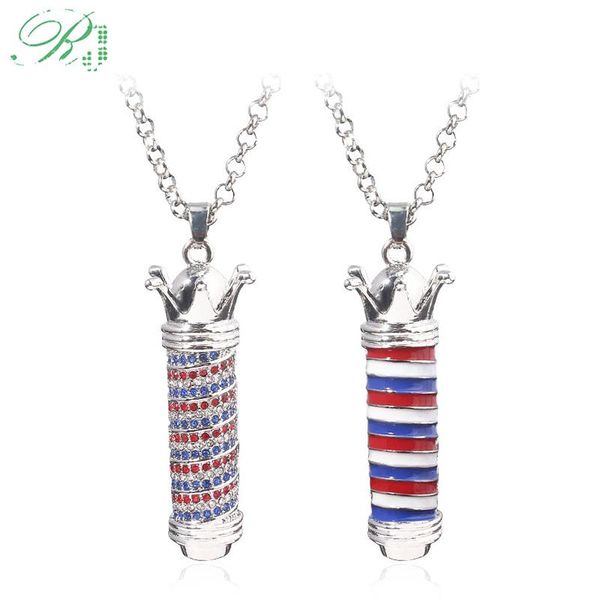 pendant necklaces rj hip hop jewelry king crown barber pole shop tools razor dryer scissors comb hairdresser for men collier, Silver
pendant necklaces rj hip hop jewelry king crown barber pole shop tools razor dryer scissors comb hairdresser for men collier, Silver