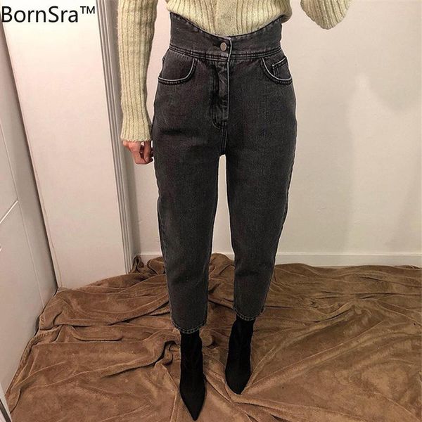 women's jeans bornsra 2021 spring women wide leg street style pants fashion high waist loose denim black female buttons trousers, Blue
women's jeans bornsra 2021 spring women wide leg street style pants fashion high waist loose denim black female buttons trousers, Blue