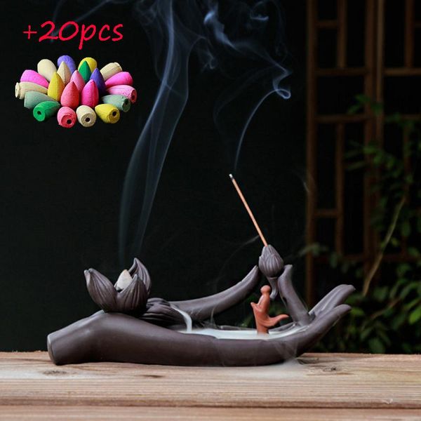 flower mountain river craft incense holder ceramic backflow waterfall smoke sleep support burner home decor fragrance lamps
flower mountain river craft incense holder ceramic backflow waterfall smoke sleep support burner home decor fragrance lamps