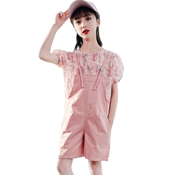 children clothes floral tshirt + jumpsuit costume for girls summer tracksuit girl casual style kids clothing 6 8 10 12 14 210527, White
children clothes floral tshirt + jumpsuit costume for girls summer tracksuit girl casual style kids clothing 6 8 10 12 14 210527, White