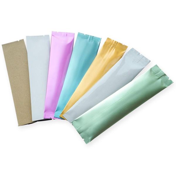 100pcs/lot glossy colorful open pure mylar foil plastic packing pouches heat seal tear notch storage bag coffee tea powder gift wrap
100pcs/lot glossy colorful open pure mylar foil plastic packing pouches heat seal tear notch storage bag coffee tea powder gift wrap