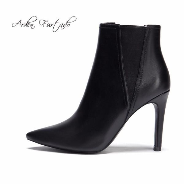 boots arden furtado winter genuine leather fashion shoes woman stilettos short plush high heels elastic band elegant ankle, Black
boots arden furtado winter genuine leather fashion shoes woman stilettos short plush high heels elastic band elegant ankle, Black
