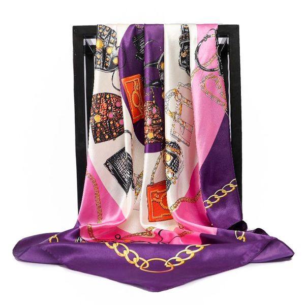 scarves fashion kerchief women hijab scarf for hair luxury print silk satin bandana head scarfs female 90*90cm square shawls and, Blue;gray
scarves fashion kerchief women hijab scarf for hair luxury print silk satin bandana head scarfs female 90*90cm square shawls and, Blue;gray