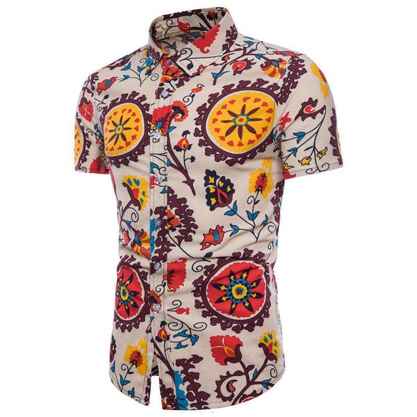 men's casual shirts vintage ethnic style print men summer short sleeve slim fit button shirt lapel male clothing d86z, White;black
men's casual shirts vintage ethnic style print men summer short sleeve slim fit button shirt lapel male clothing d86z, White;black