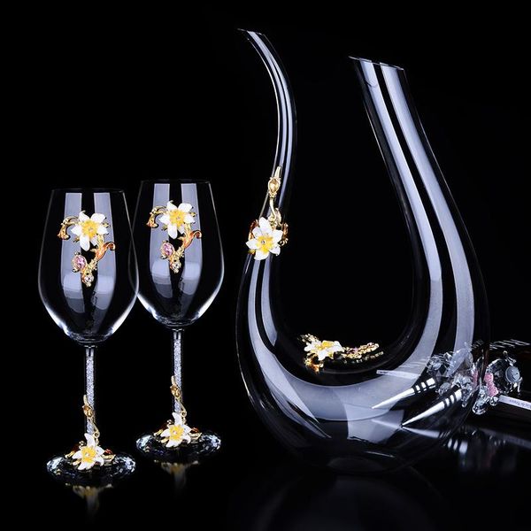 wine glasses glass cup european enamel color stemware decanter set lead-crystal luxurious wedding gifts
wine glasses glass cup european enamel color stemware decanter set lead-crystal luxurious wedding gifts