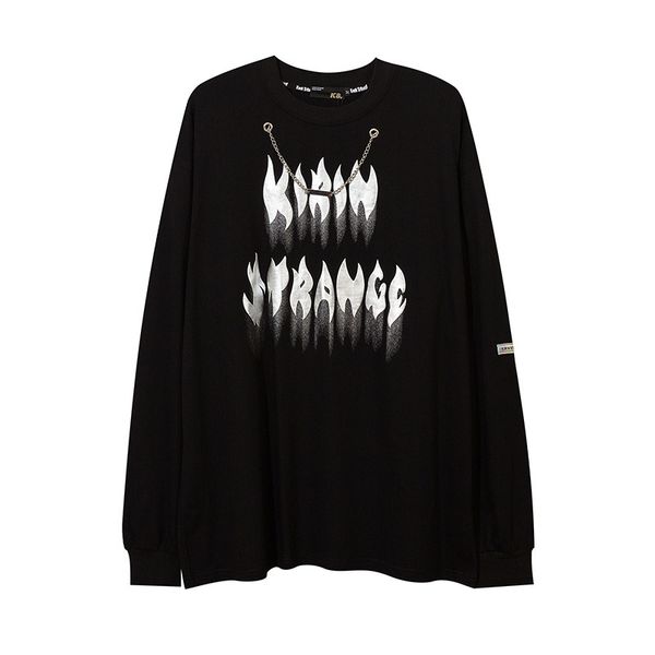 chaopai high street dark print necklace long sleeved pullover autumn and winter male teenagers hip hop large size sweater, Black
chaopai high street dark print necklace long sleeved pullover autumn and winter male teenagers hip hop large size sweater, Black