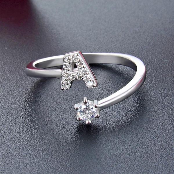 authentic 100% silver pave zircon 26 letters ring, original compatible with jewelry for women 226 cluster rings, Golden;silver
authentic 100% silver pave zircon 26 letters ring, original compatible with jewelry for women 226 cluster rings, Golden;silver