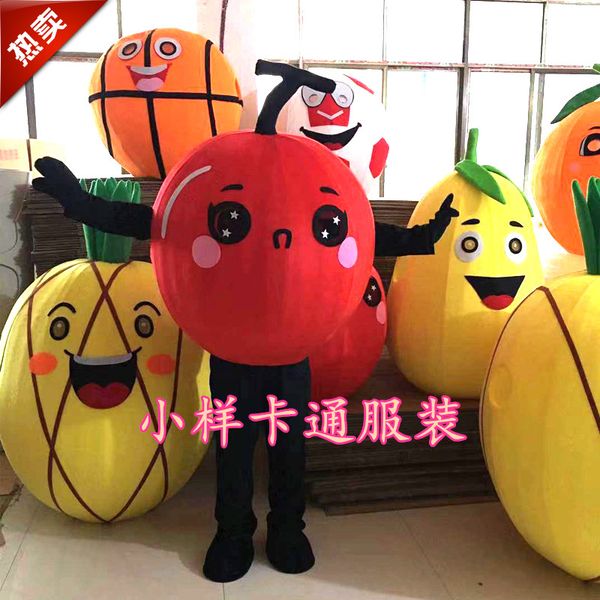 mascot costumes size fruit cherry pineapple mascot costume cartoon character mascot for party halloween carnival fancy dress, Black;red
mascot costumes size fruit cherry pineapple mascot costume cartoon character mascot for party halloween carnival fancy dress, Black;red