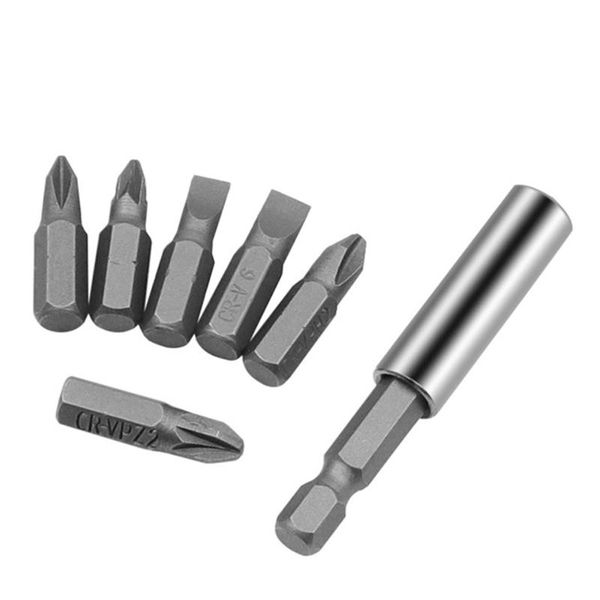 7pcs/set security chrome vanadium steel screwdriver bits with hex shank magnetic extension holder quick release hand tools
7pcs/set security chrome vanadium steel screwdriver bits with hex shank magnetic extension holder quick release hand tools