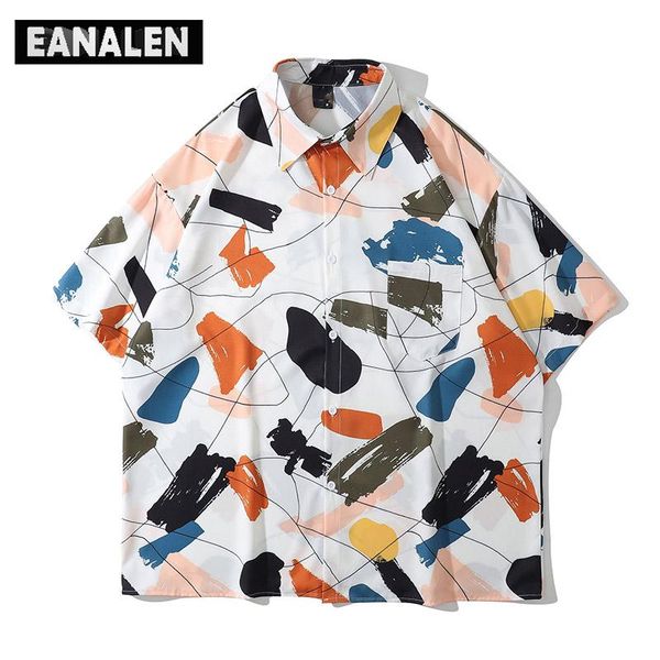 men's casual shirts summer graffiti button shirt artistic abstract contrast color harajuku retro street clothing beach hawaiian short, White;black
men's casual shirts summer graffiti button shirt artistic abstract contrast color harajuku retro street clothing beach hawaiian short, White;black