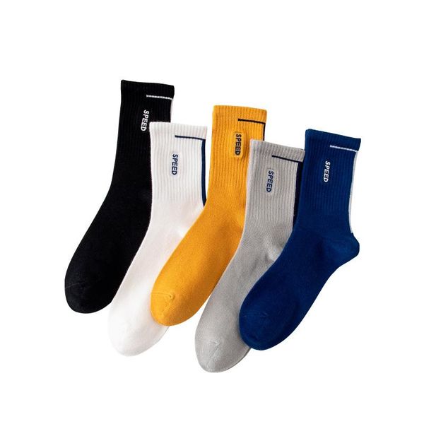 men's socks 1 pair and women's spring summer middle tube pure cotton personalized embroidery waist sports, Black
men's socks 1 pair and women's spring summer middle tube pure cotton personalized embroidery waist sports, Black