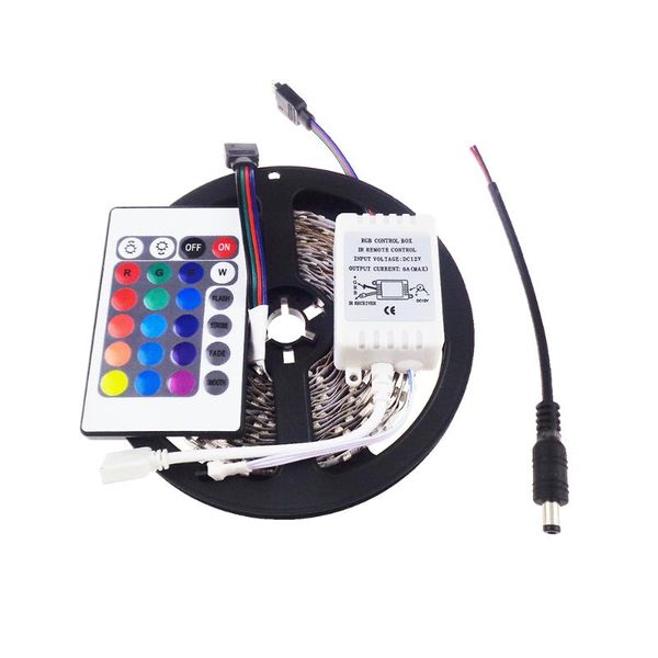 led strips 300leds 5m/lot smd chip dc12v bar light rgb color with 24key ir remote controller dc cable non-waterproof q
led strips 300leds 5m/lot smd chip dc12v bar light rgb color with 24key ir remote controller dc cable non-waterproof q