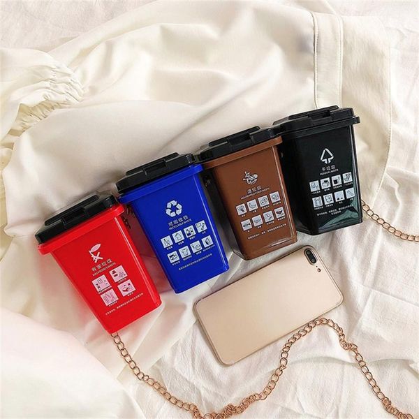 waist bags garbage sorting bag 2021 latest fashion women's mini cute chain messenger trash can creative shoulder sac a dos
waist bags garbage sorting bag 2021 latest fashion women's mini cute chain messenger trash can creative shoulder sac a dos