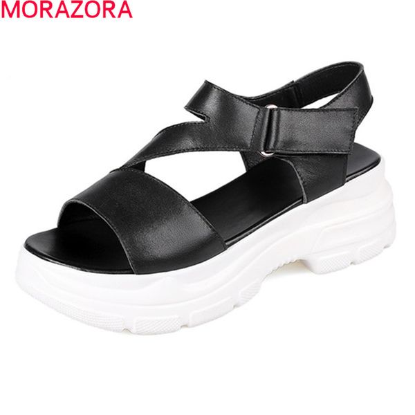 morazora arrival women sandals square heels thick bottom platform ladies casual shoes genuine leather sandals 210506, Black
morazora arrival women sandals square heels thick bottom platform ladies casual shoes genuine leather sandals 210506, Black
