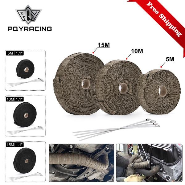 motorcycle exhaust system 5m/10m/15m thermal tape header heat wrap manifold insulation roll resistant with stainless ties
motorcycle exhaust system 5m/10m/15m thermal tape header heat wrap manifold insulation roll resistant with stainless ties