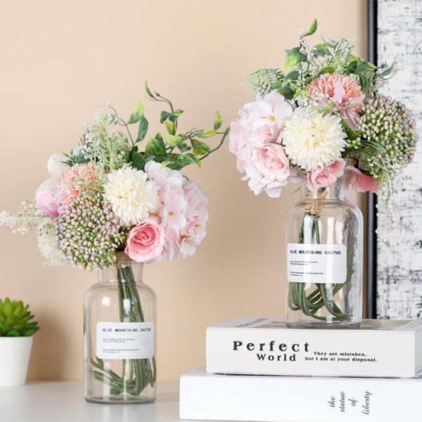 decorative flowers & wreaths artificial rose flower fake bridal bouquet holding simulation hydrangea home decor drop
decorative flowers & wreaths artificial rose flower fake bridal bouquet holding simulation hydrangea home decor drop