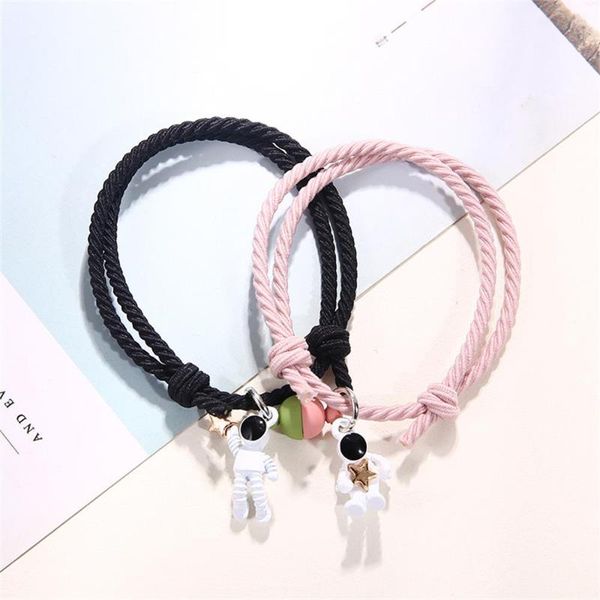 link, chain 2021 magnet couple bracelet star astronaut attractive fashion valentine's day jewelry gift 2 pieces/set, Black
link, chain 2021 magnet couple bracelet star astronaut attractive fashion valentine's day jewelry gift 2 pieces/set, Black