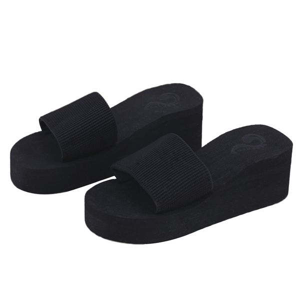 summer soft women wedge sandals thong flip flops flat platform slippers beach 220224, Black
summer soft women wedge sandals thong flip flops flat platform slippers beach 220224, Black