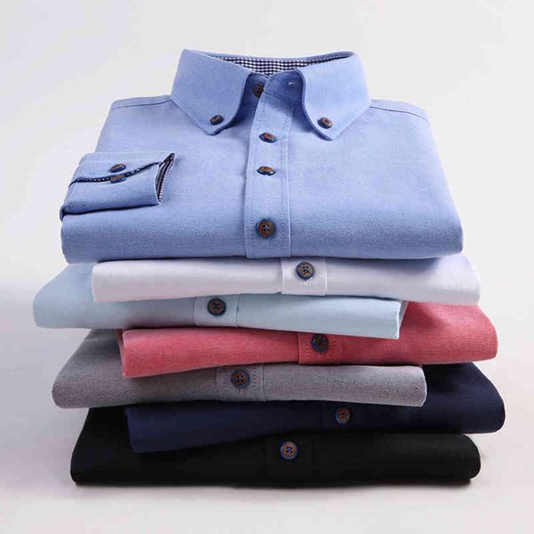 new autumn classic style men's casual long sleeve shirt business fashion slim fit brand shirt male 210410, White;black
new autumn classic style men's casual long sleeve shirt business fashion slim fit brand shirt male 210410, White;black