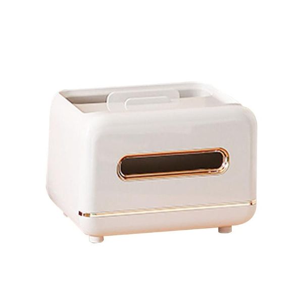 tissue boxes & napkins 1pc household simple deskholder multifunctional box (white) 
tissue boxes & napkins 1pc household simple deskholder multifunctional box (white)