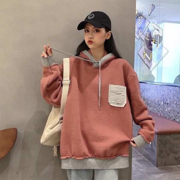 women's hoodies & sweatshirts autumn winter hoodie loose plus size velvet warm sweater ins student sweatshirt, Black
women's hoodies & sweatshirts autumn winter hoodie loose plus size velvet warm sweater ins student sweatshirt, Black
