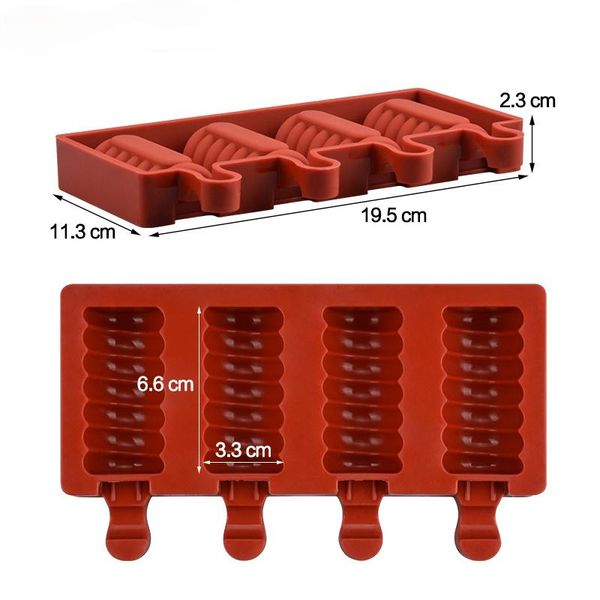 2pcs silicone popsicle mold striped ice cream bar makers diy kithchen homemade lolly moulds with sticks baking
2pcs silicone popsicle mold striped ice cream bar makers diy kithchen homemade lolly moulds with sticks baking