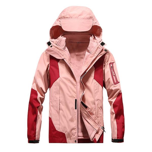 women's jackets sagace two-piece detachable liner weatherproof jacket warm long-sleeved stitching high-quality explosion models, Black;brown
women's jackets sagace two-piece detachable liner weatherproof jacket warm long-sleeved stitching high-quality explosion models, Black;brown
