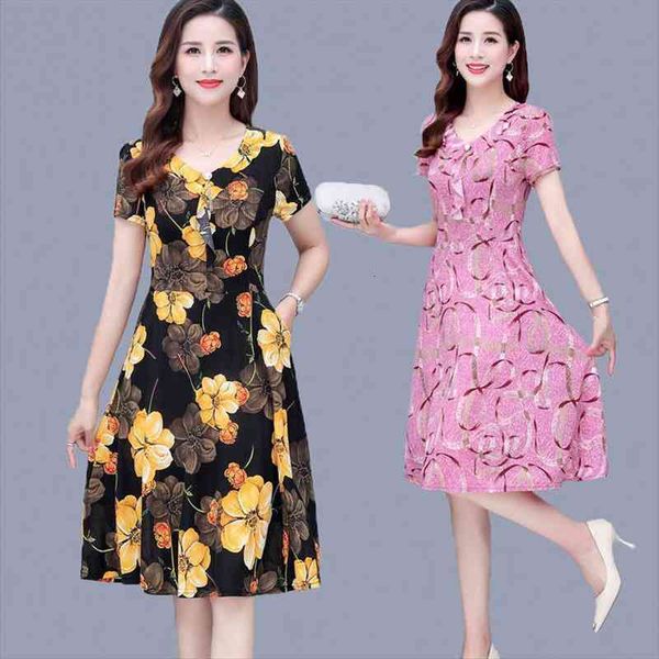 womens plus size midi dress printed short-sleeve dress woman vestido de mujer femme robe, Black;gray
womens plus size midi dress printed short-sleeve dress woman vestido de mujer femme robe, Black;gray