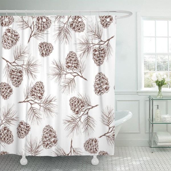 shower curtains pinecone pine fir christmas tree cedar spruce and cones waterproof polyester fabric 72 x 78 inches with hooks
shower curtains pinecone pine fir christmas tree cedar spruce and cones waterproof polyester fabric 72 x 78 inches with hooks