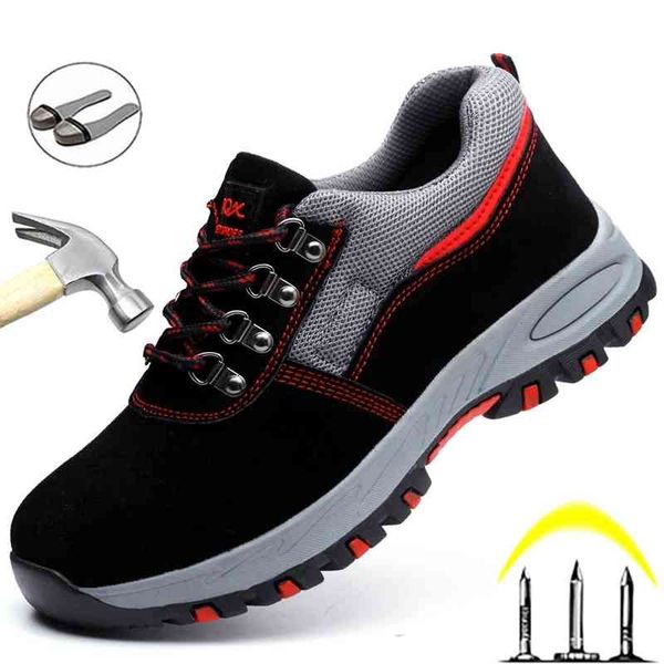 dress shoes indestructible men anti-puncture safety work sneakers male hiking anti-smash steel toe security footwear 3y35, Black
dress shoes indestructible men anti-puncture safety work sneakers male hiking anti-smash steel toe security footwear 3y35, Black
