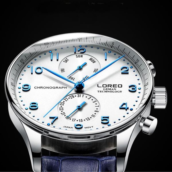 wristwatches 2021 men's watches blue digital dial loreo 50m waterproof sport men quartz clock male wrist watch hour relogio masculino, Slivery;brown
wristwatches 2021 men's watches blue digital dial loreo 50m waterproof sport men quartz clock male wrist watch hour relogio masculino, Slivery;brown