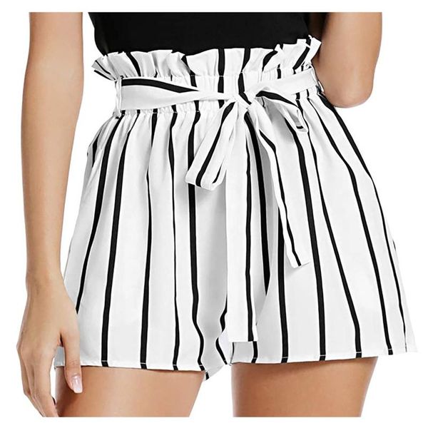 women's shorts stripe 2021 fashion lace-up bowknot tied elastic waist short pant summer casual loose plus size#g3, White;black
women's shorts stripe 2021 fashion lace-up bowknot tied elastic waist short pant summer casual loose plus size#g3, White;black