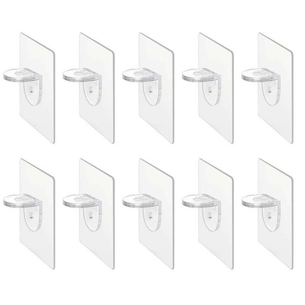 10pcs plastic closet cabinet shelf support clips adhesive pegs wall hanger for kitchen bathroom organizer hooks & rails
10pcs plastic closet cabinet shelf support clips adhesive pegs wall hanger for kitchen bathroom organizer hooks & rails