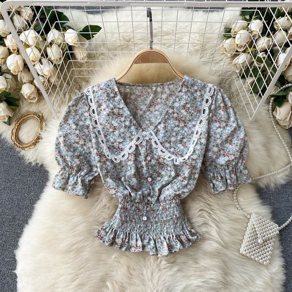 singreiny women bohemian floral blouse korean retro puff sleeve v neck short summer elastic ruched ruffles print blouses 210419, White
singreiny women bohemian floral blouse korean retro puff sleeve v neck short summer elastic ruched ruffles print blouses 210419, White