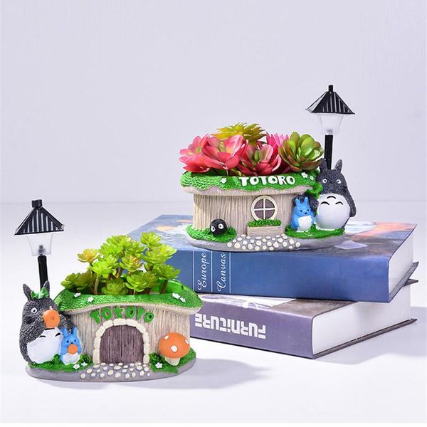 cartoon totoro flower pot garden decor resin creative crafts planters home office bonsai succulent plant & bicolor led light pots
cartoon totoro flower pot garden decor resin creative crafts planters home office bonsai succulent plant & bicolor led light pots