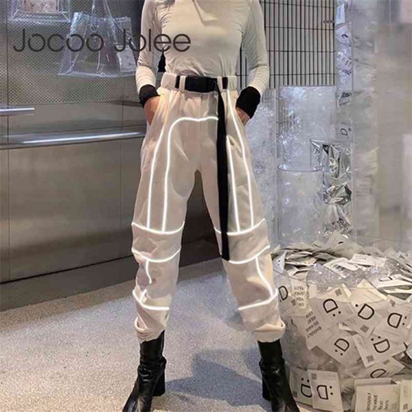 autumn reflective cargo women harms pants black sweatpants trousers ladies wild belt decoration 210416, Black;white
autumn reflective cargo women harms pants black sweatpants trousers ladies wild belt decoration 210416, Black;white