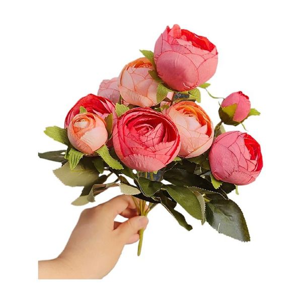 heads/1 bundle silk tea roses bride bouquet artificial flowers vases for home decor wedding decoration fake decorative & wreaths
heads/1 bundle silk tea roses bride bouquet artificial flowers vases for home decor wedding decoration fake decorative & wreaths