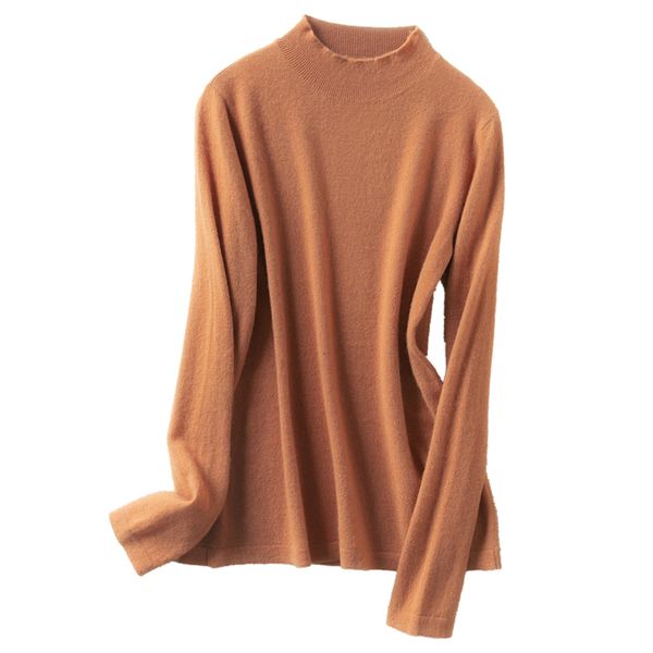 sweaters fall winter candy jumper women 100% cashmere and wool sweater soft stretch render knit pullover knitwear 7colors jumpers, White;black