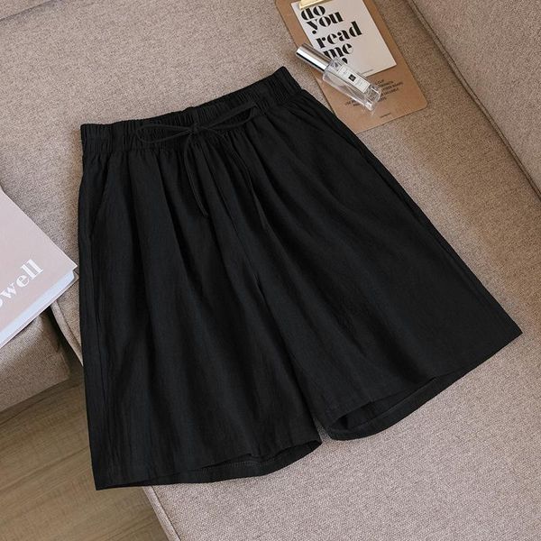 women's shorts high waist loose women cotton linen for girls distressed wrinkled female short pluse size 3xl 2021 summer casual, White;black
women's shorts high waist loose women cotton linen for girls distressed wrinkled female short pluse size 3xl 2021 summer casual, White;black