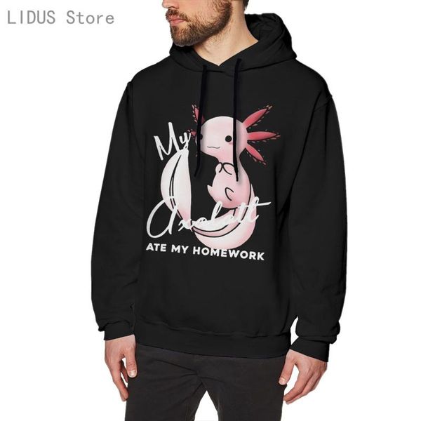 men's hoodies & sweatshirts axolotl cute hoodie harajuku creativity streetwear, Black
men's hoodies & sweatshirts axolotl cute hoodie harajuku creativity streetwear, Black