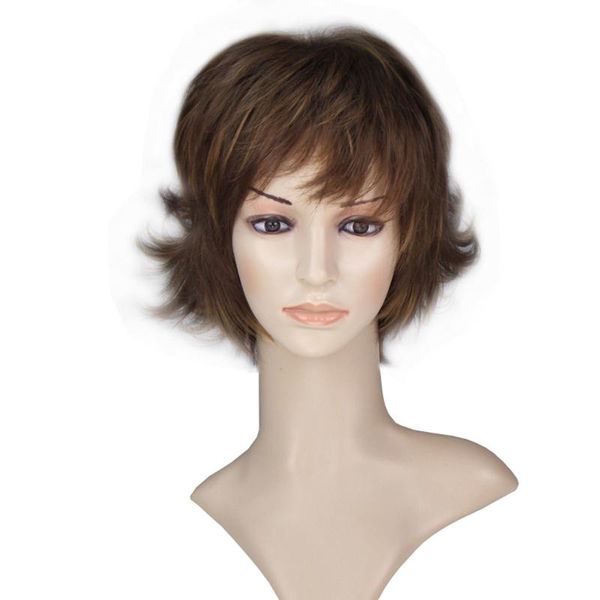 other event & party supplies short brown synthetic wavy bob wig with bangs heat resistant false hair for women daily use
other event & party supplies short brown synthetic wavy bob wig with bangs heat resistant false hair for women daily use