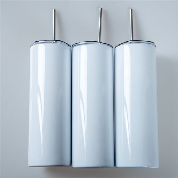 20oz straight skinny white sublimation cups with metal straw rubber roaster stainless steel drinkware outdoor drinking tumblers sea delivery
20oz straight skinny white sublimation cups with metal straw rubber roaster stainless steel drinkware outdoor drinking tumblers sea delivery
