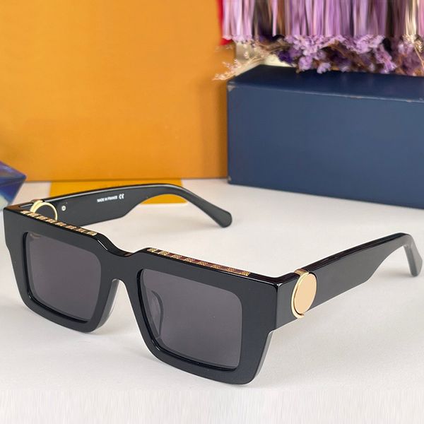 black square sunglasses z1447e 2022ss fashion luxury trend mens or womens glasses black gold party club travel vacation uv400 with box, White;black
black square sunglasses z1447e 2022ss fashion luxury trend mens or womens glasses black gold party club travel vacation uv400 with box, White;black