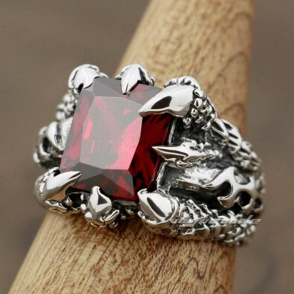cluster rings 925 sterling silver huge red cz stone dragon claw mens biker rocker ring 8t002, Golden;silver
cluster rings 925 sterling silver huge red cz stone dragon claw mens biker rocker ring 8t002, Golden;silver