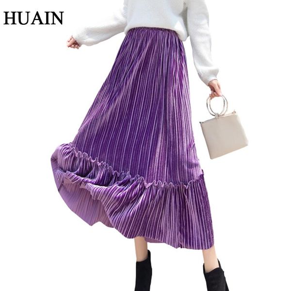 skirts autumn women midi skirt velvet 2021 ruffles high waist pleated office ladies fashion fitness casual female clothing, Black
skirts autumn women midi skirt velvet 2021 ruffles high waist pleated office ladies fashion fitness casual female clothing, Black