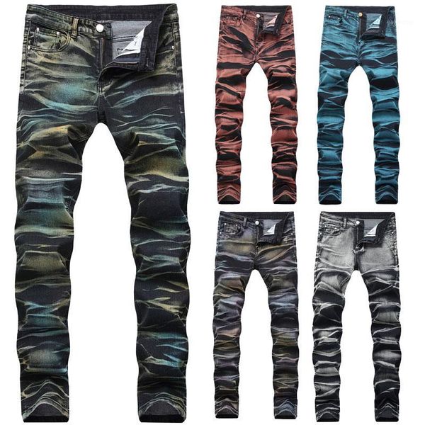 men's jeans fashion men skinny frayed stretchy denim pant long trouser ripped1, Blue
men's jeans fashion men skinny frayed stretchy denim pant long trouser ripped1, Blue