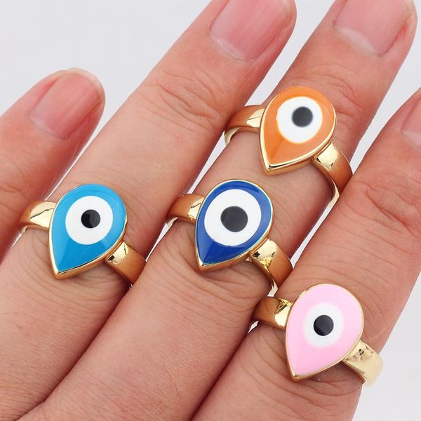 wedding rings waterdrop bohemian enamel evil eye colorful filled gold for women vintage ladies turkish lucky open finger ring, Slivery;golden
wedding rings waterdrop bohemian enamel evil eye colorful filled gold for women vintage ladies turkish lucky open finger ring, Slivery;golden