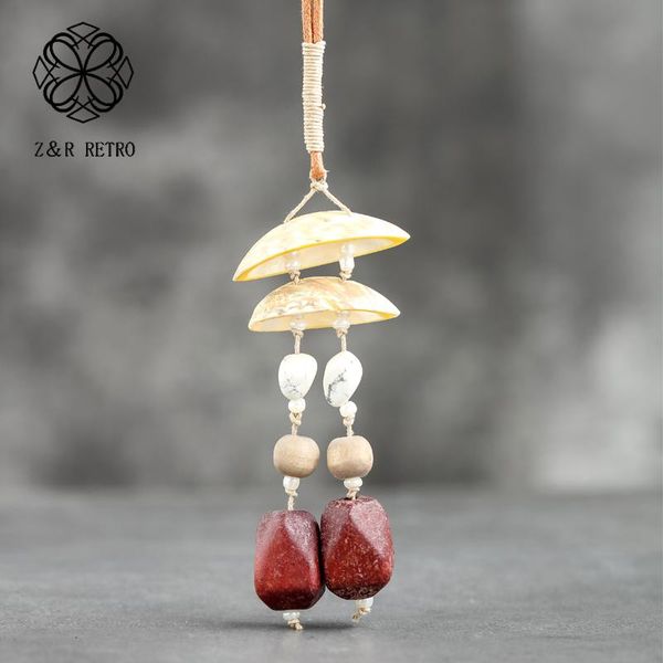 bohemia long necklace for women wooden beads shell pendants rope chain sweater chokers handmade vintage jewelry suspension 2021 pendant neck, Silver 
bohemia long necklace for women wooden beads shell pendants rope chain sweater chokers handmade vintage jewelry suspension 2021 pendant neck, Silver